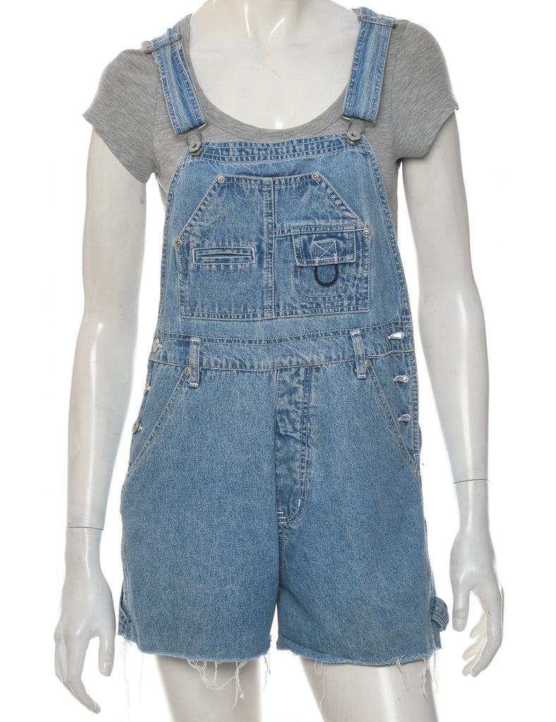 Straight Leg Cropped Dungarees - W34 L3