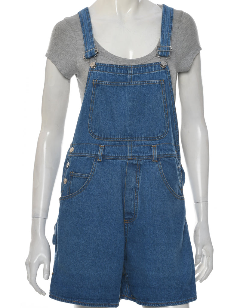 Straight Leg Cropped Dungarees - W36 L5