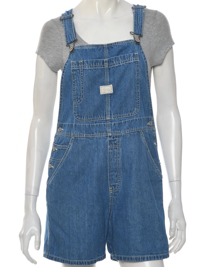 Straight Leg Cropped Dungarees - W34 L4