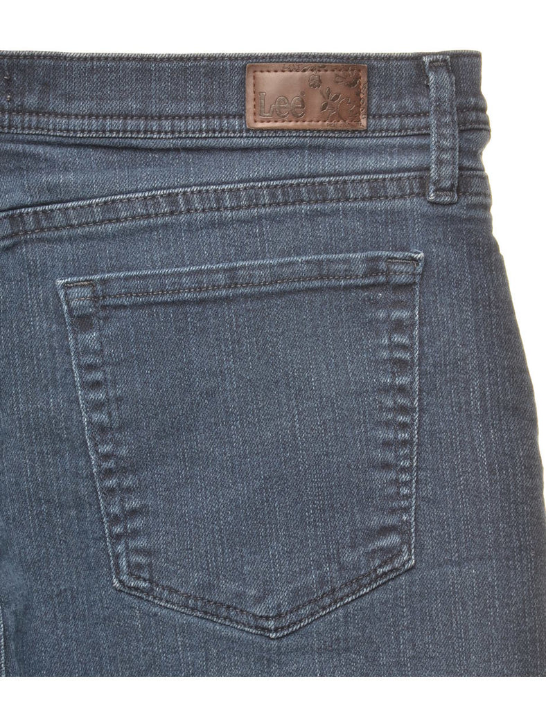 Straight-Leg Indigo Lee Jeans - W34 L31