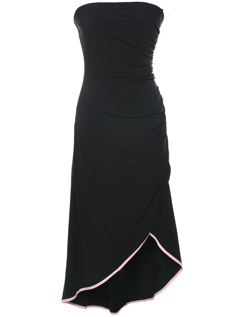Strapless Black Dress - XS