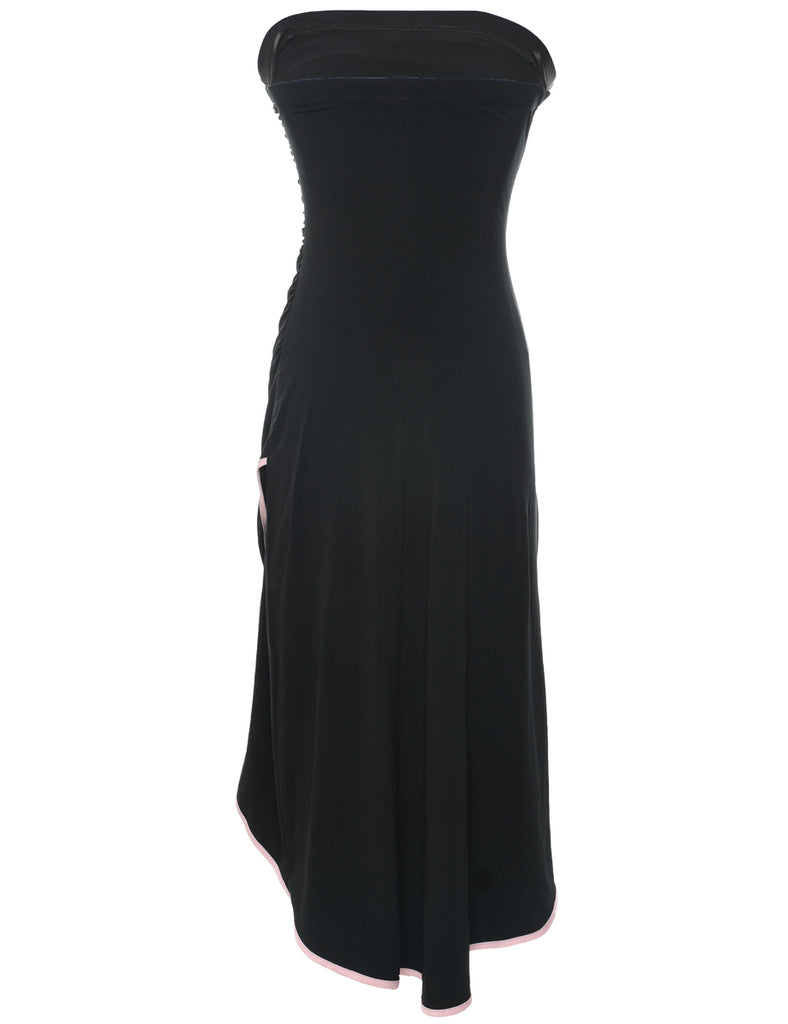 Strapless Black Dress - XS