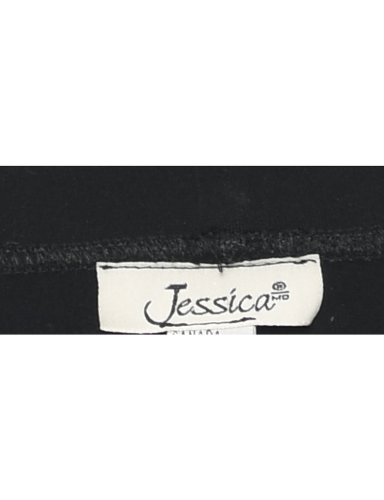 Strapless Black Dress - XS