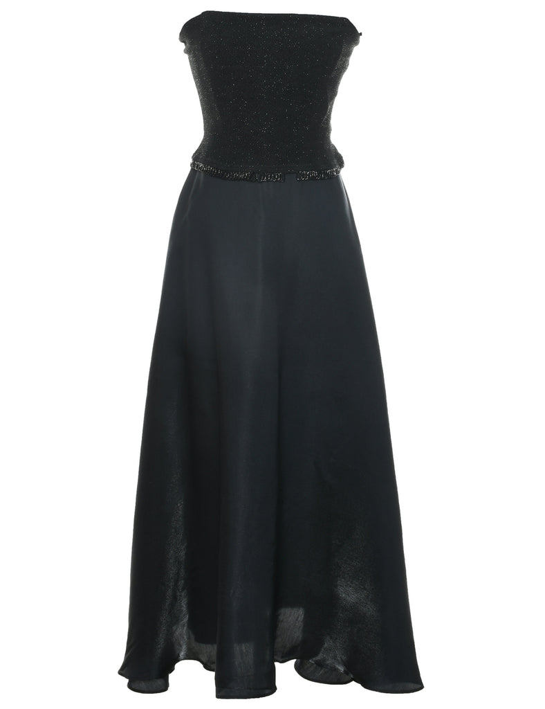 Strapless Black Prom Dress - XS