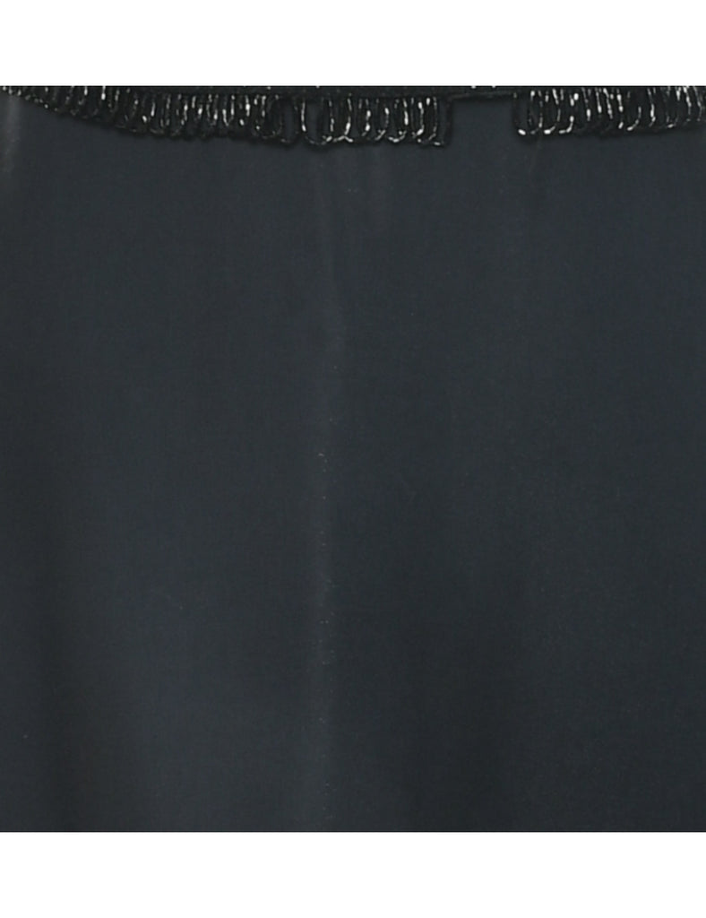 Strapless Black Prom Dress - XS