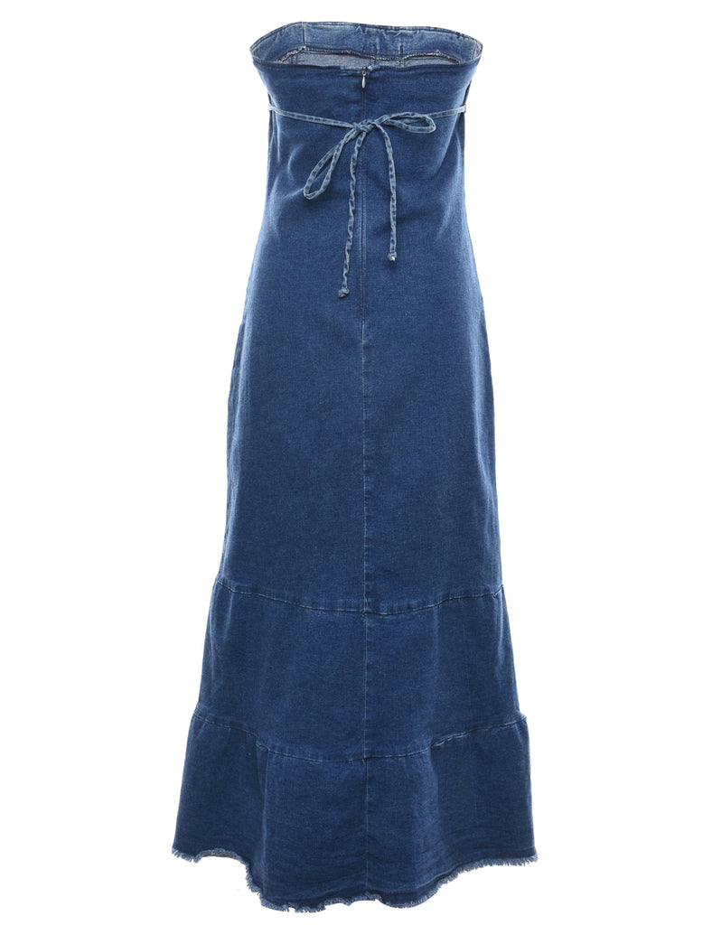 Strapless Denim Dress - XS
