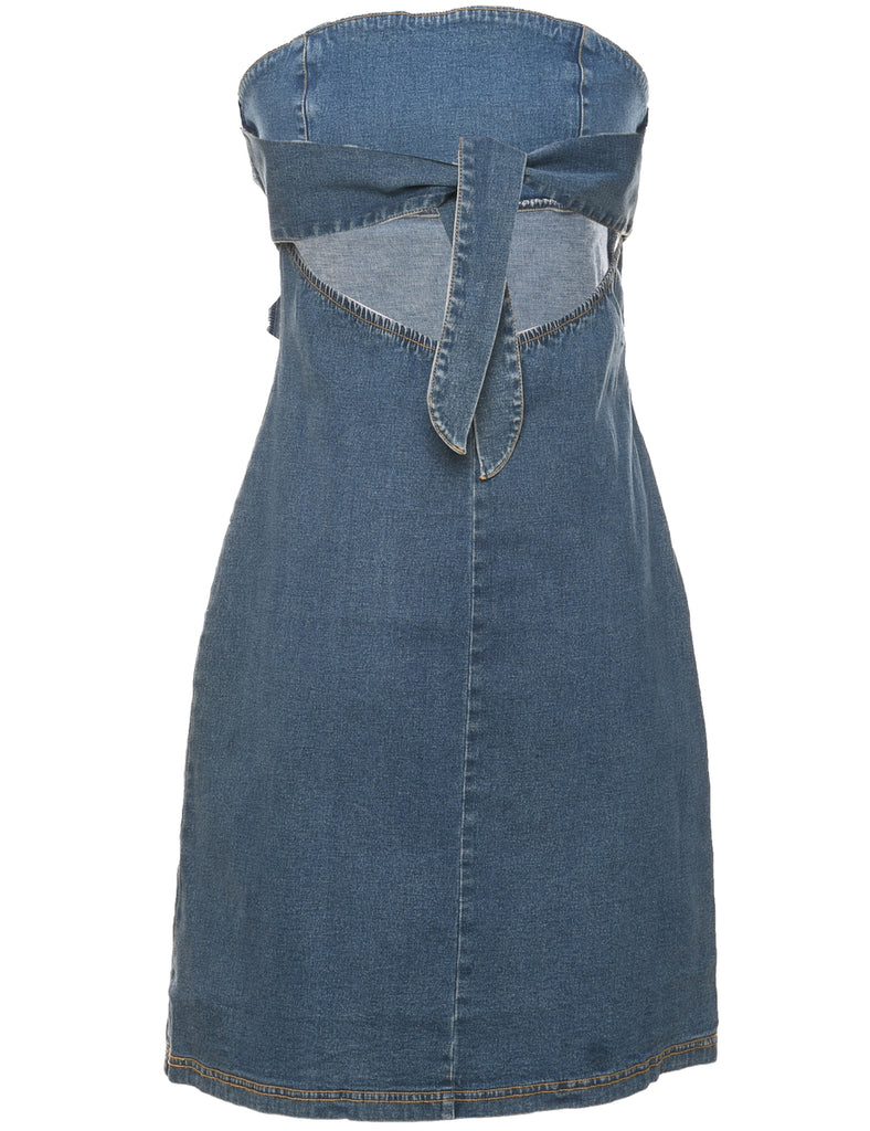 Strapless Denim Dress - S