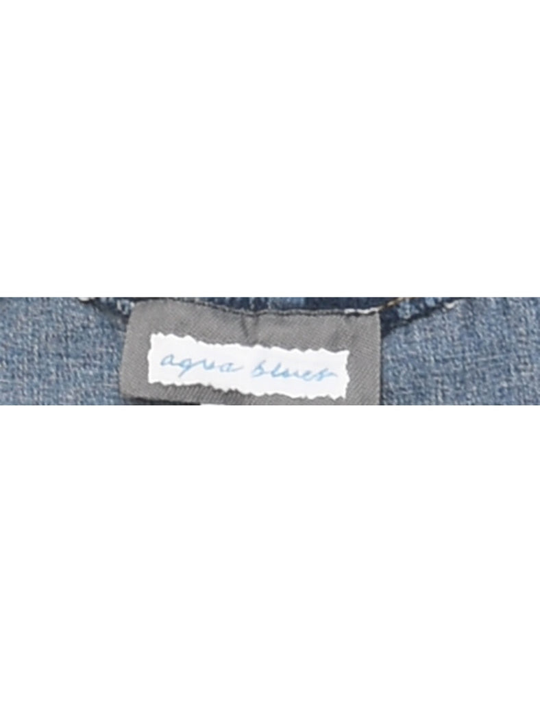 Strapless Denim Dress - S