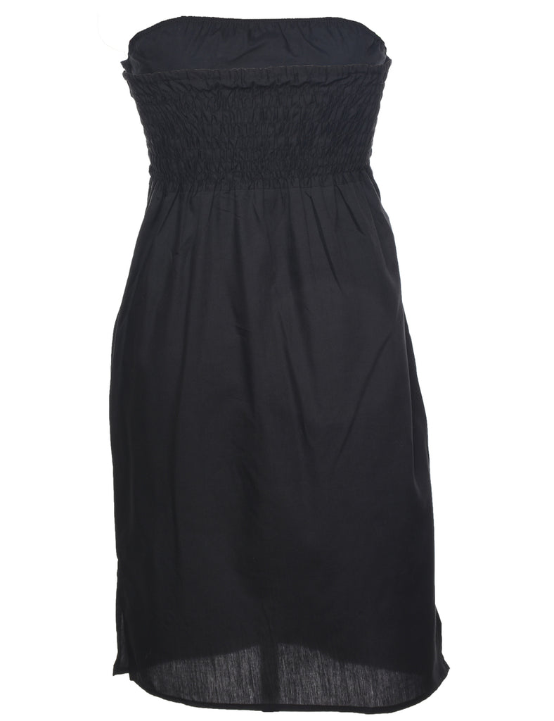 Strapless Embroidered Dress - M