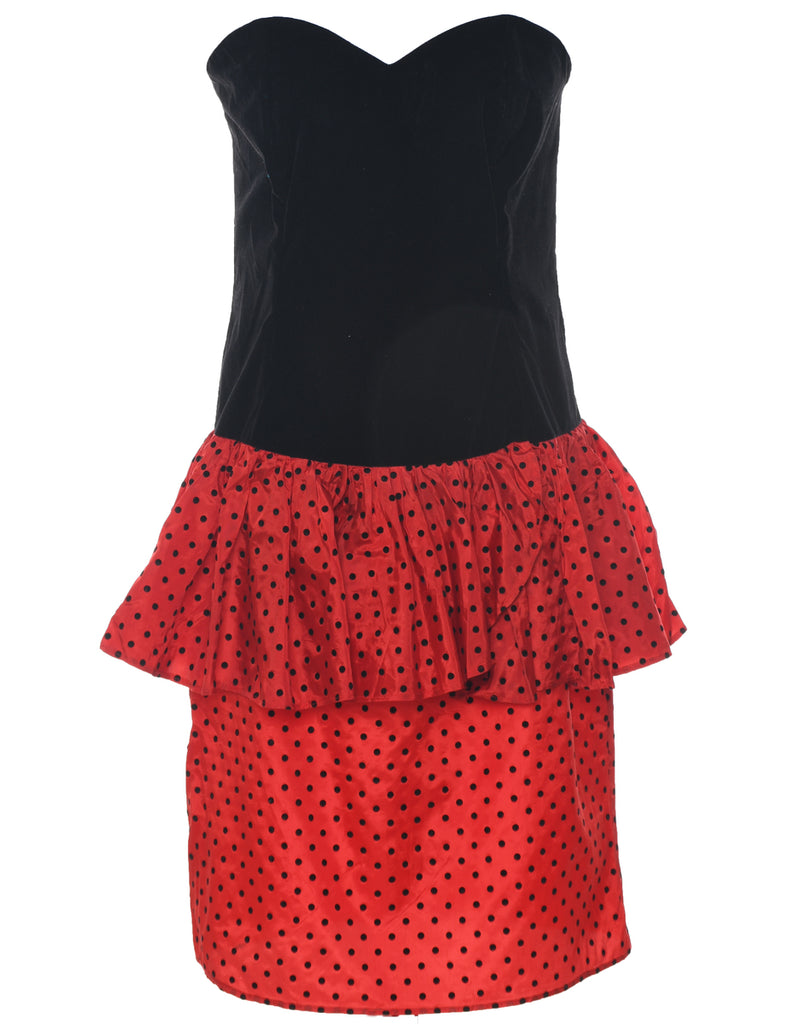 Strapless Evening Dress - L