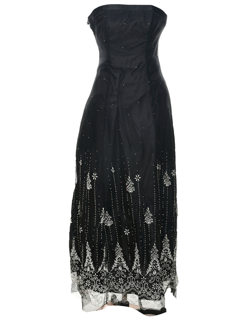 Strapless Evening Dress - S