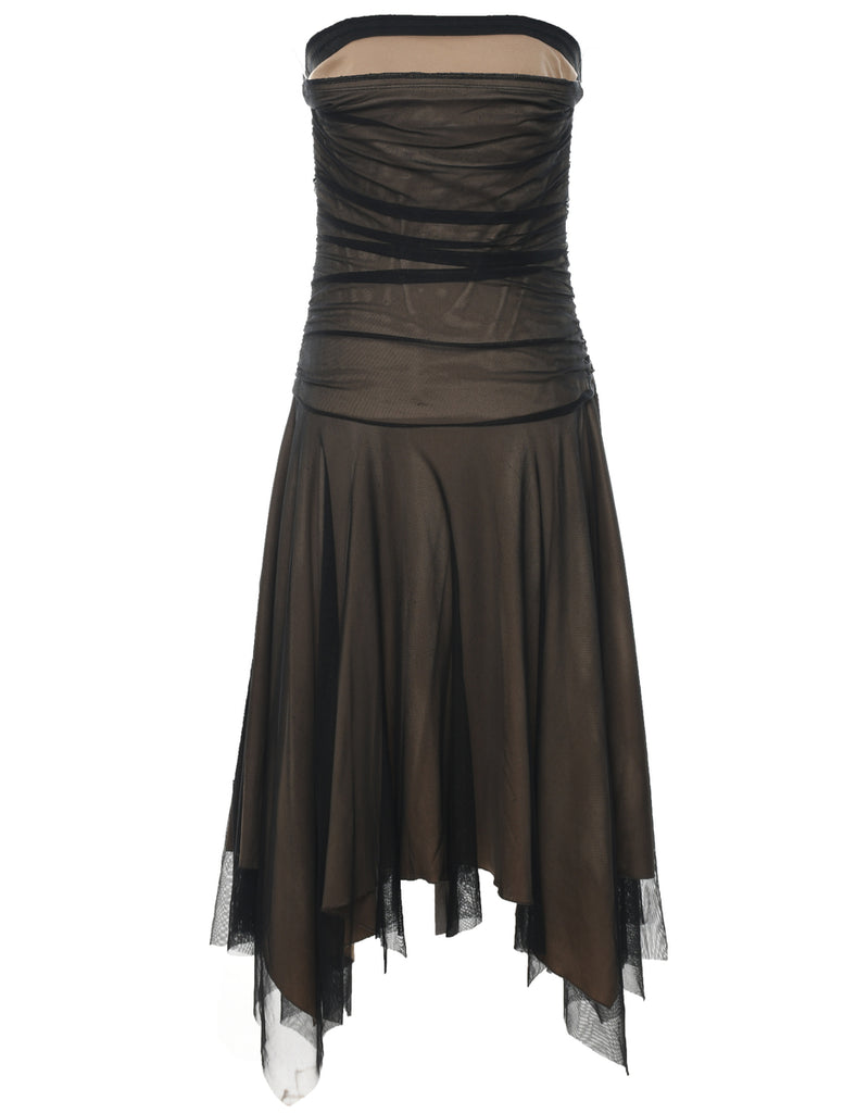 Strapless Evening Dress - L