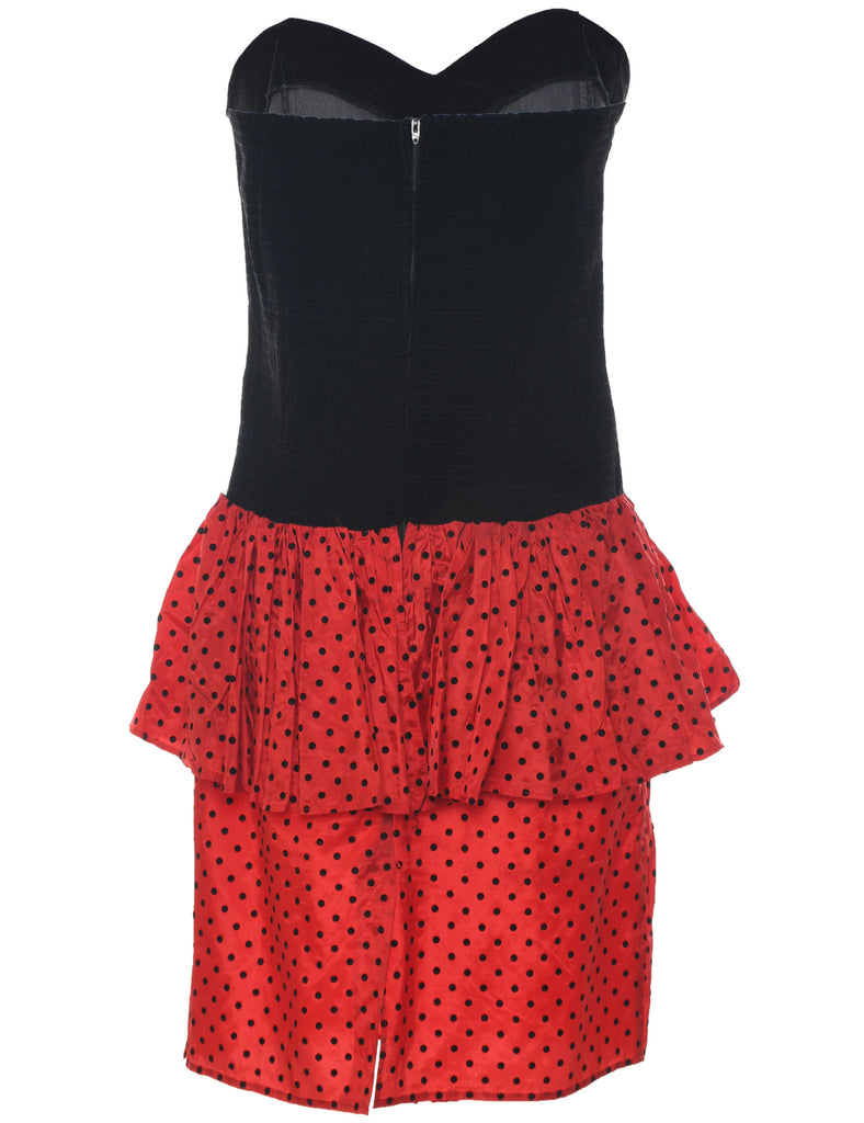 Strapless Evening Dress - L