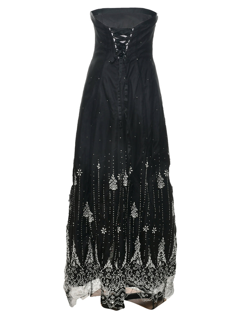 Strapless Evening Dress - S