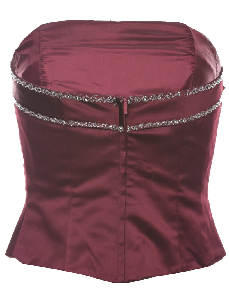 Strapless Evening Top - XS