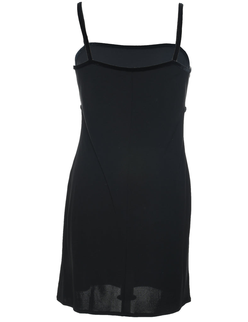 Strappy Black Dress - M