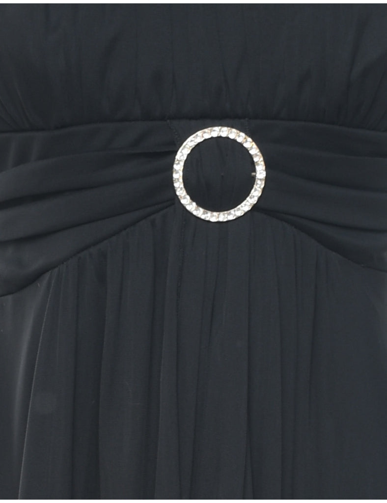 Strappy Black Y2K Evening Dress  - M