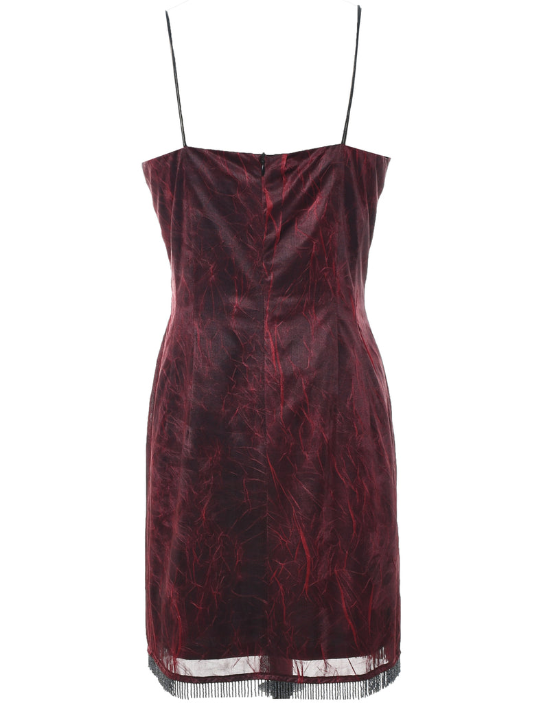 Strappy Evening Dress - L
