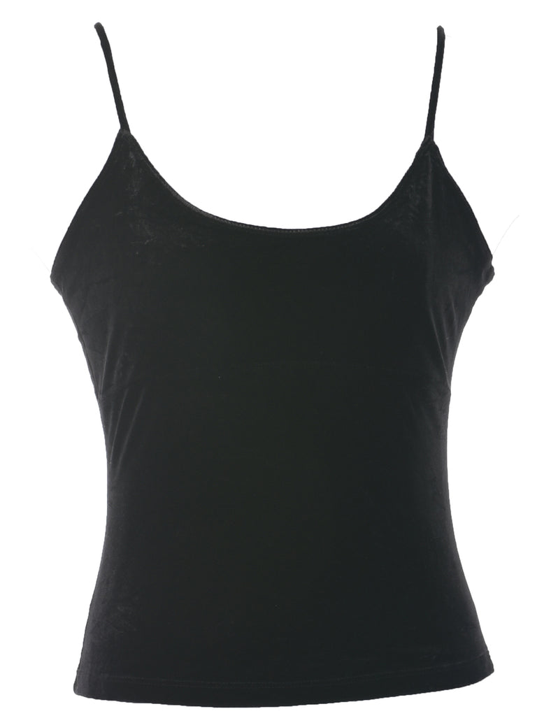 Strappy Velvet Evening Top - S