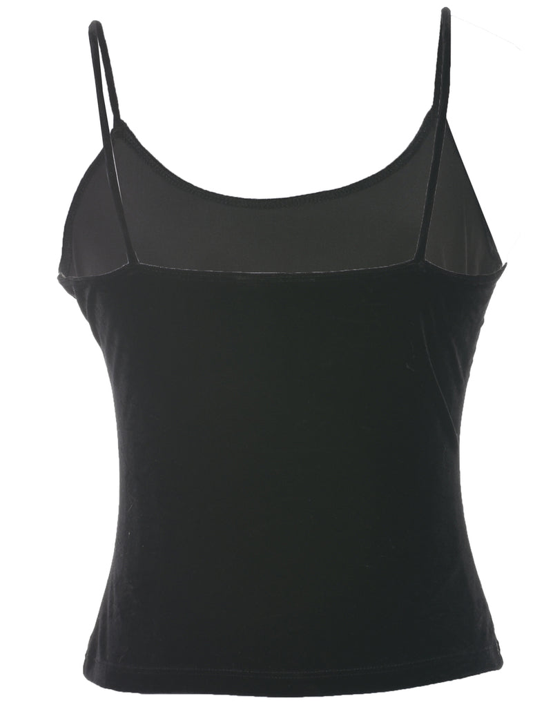 Strappy Velvet Evening Top - S