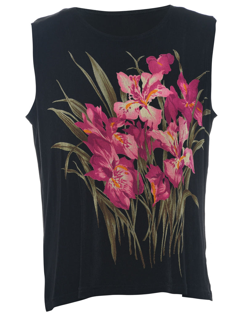 Strechy Black Top - M
