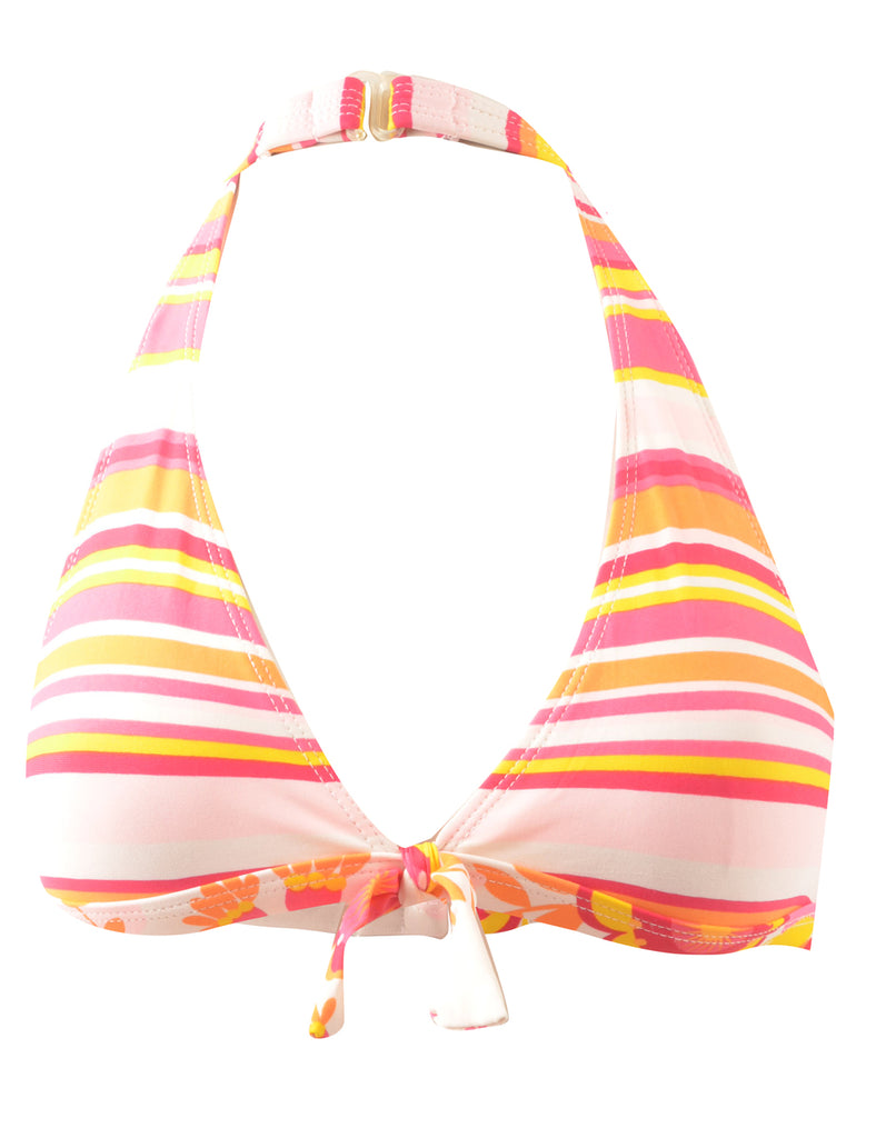 Striped Bikini Top - S