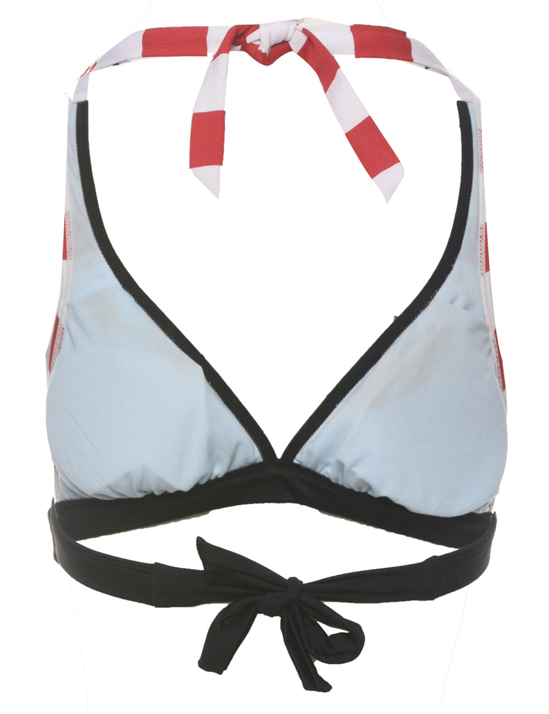 Striped Bikini Top - XS