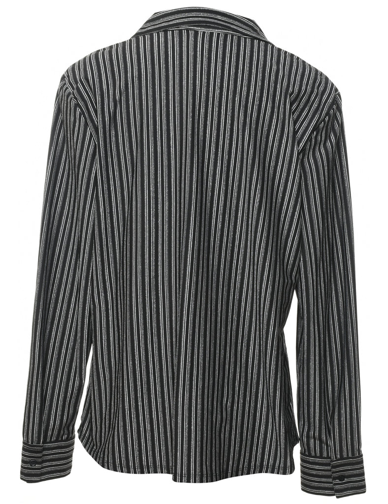 Striped Black Shirt - XL