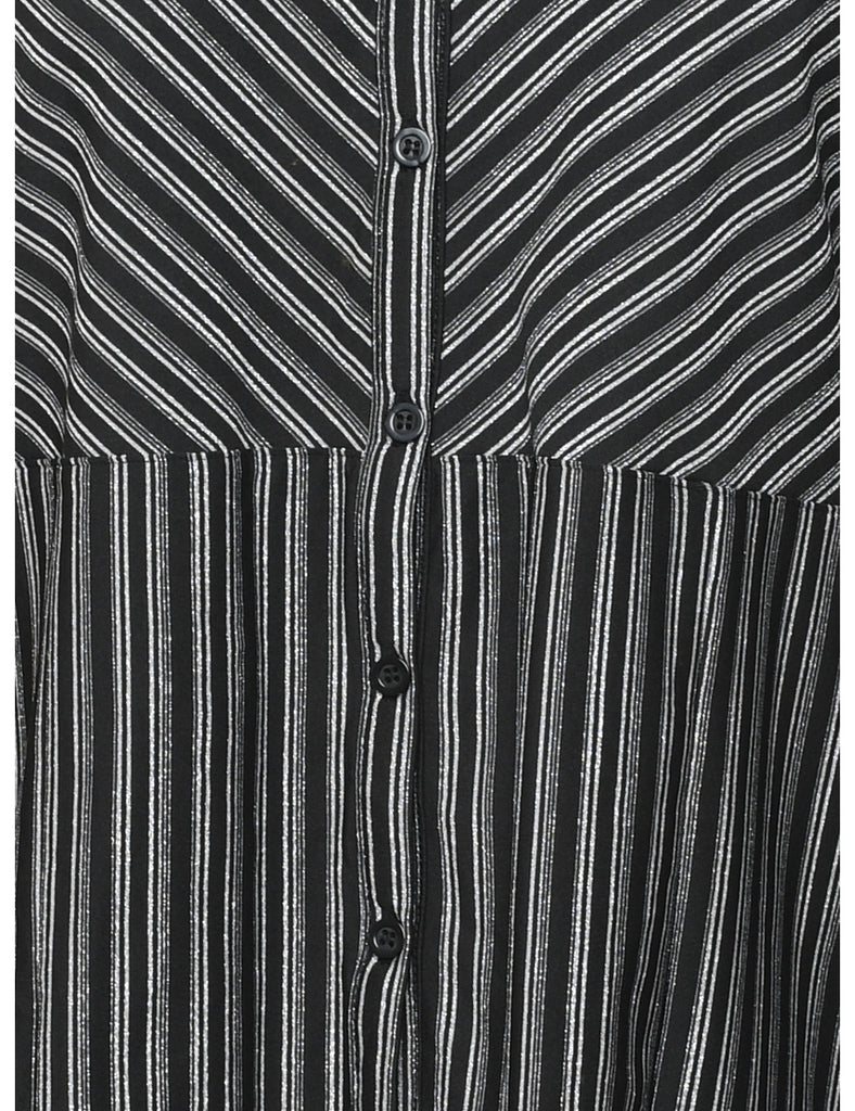 Striped Black Shirt - XL