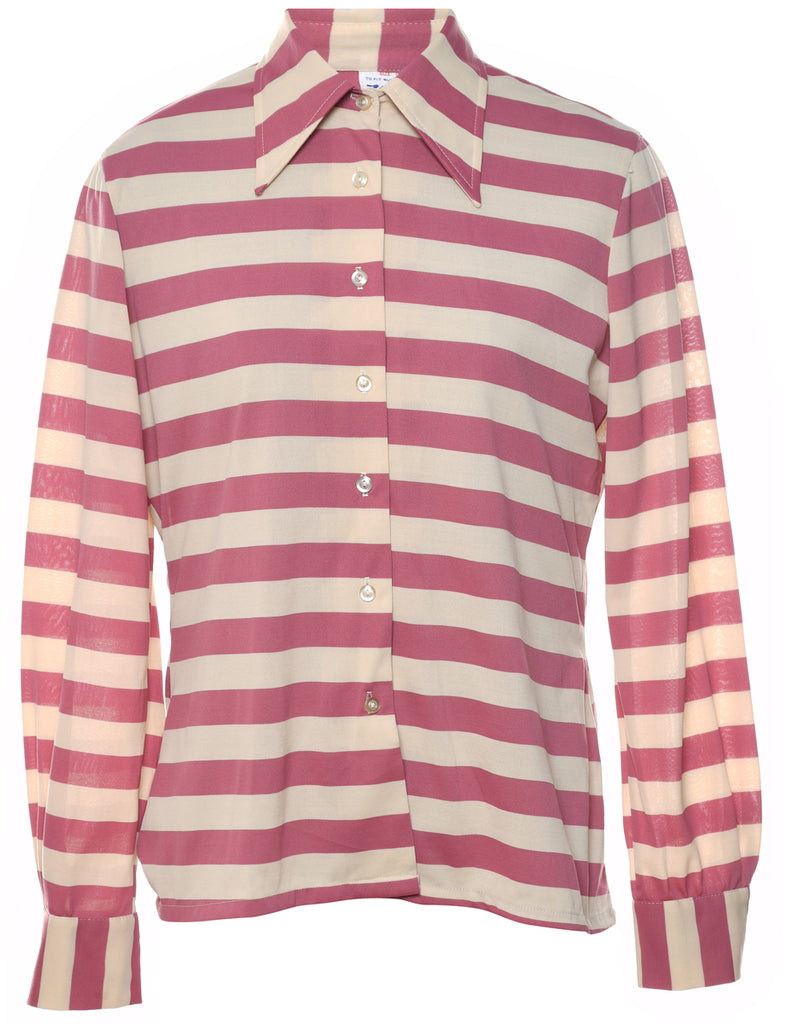 Striped Blouse - M