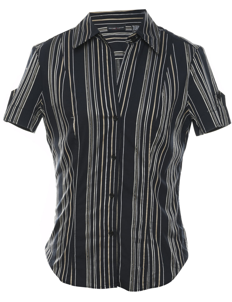 Striped Blouse - M