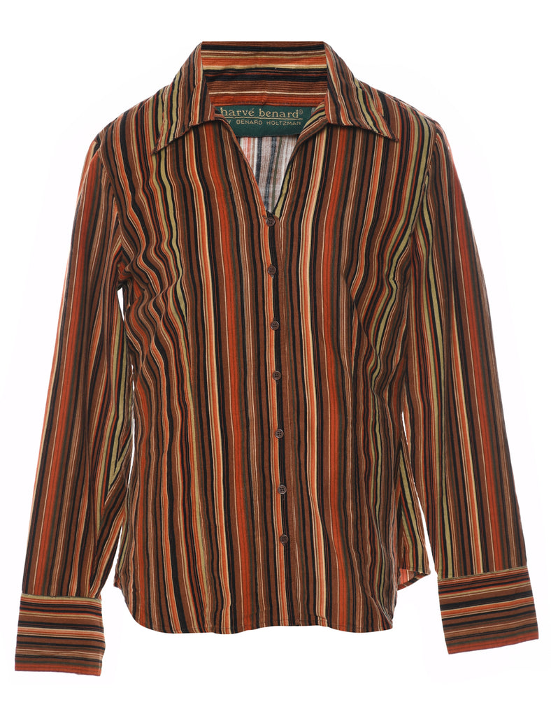 Striped Blouse - M