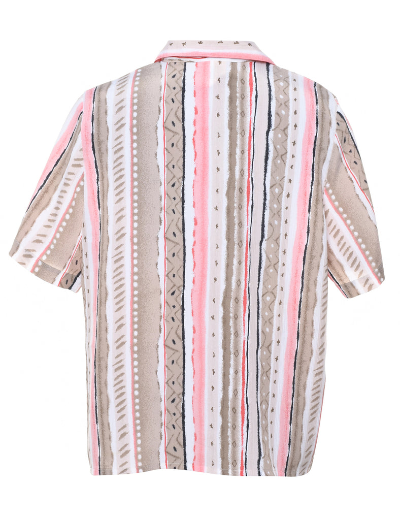 Striped Blouse - L