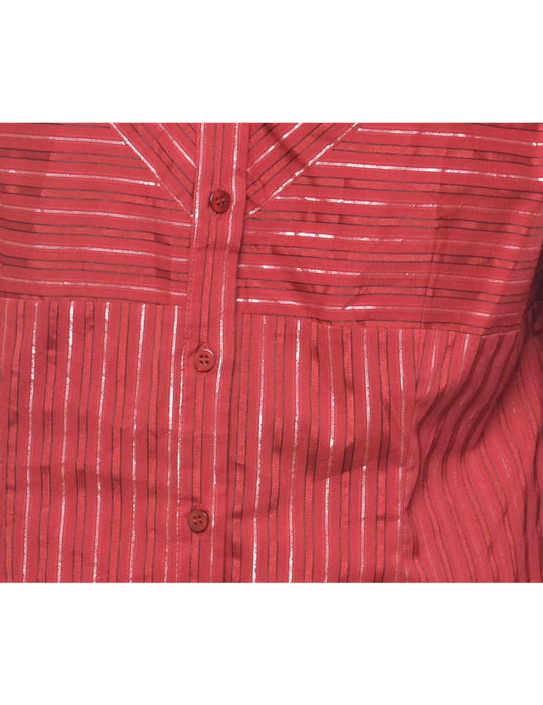 Striped Blouse - M
