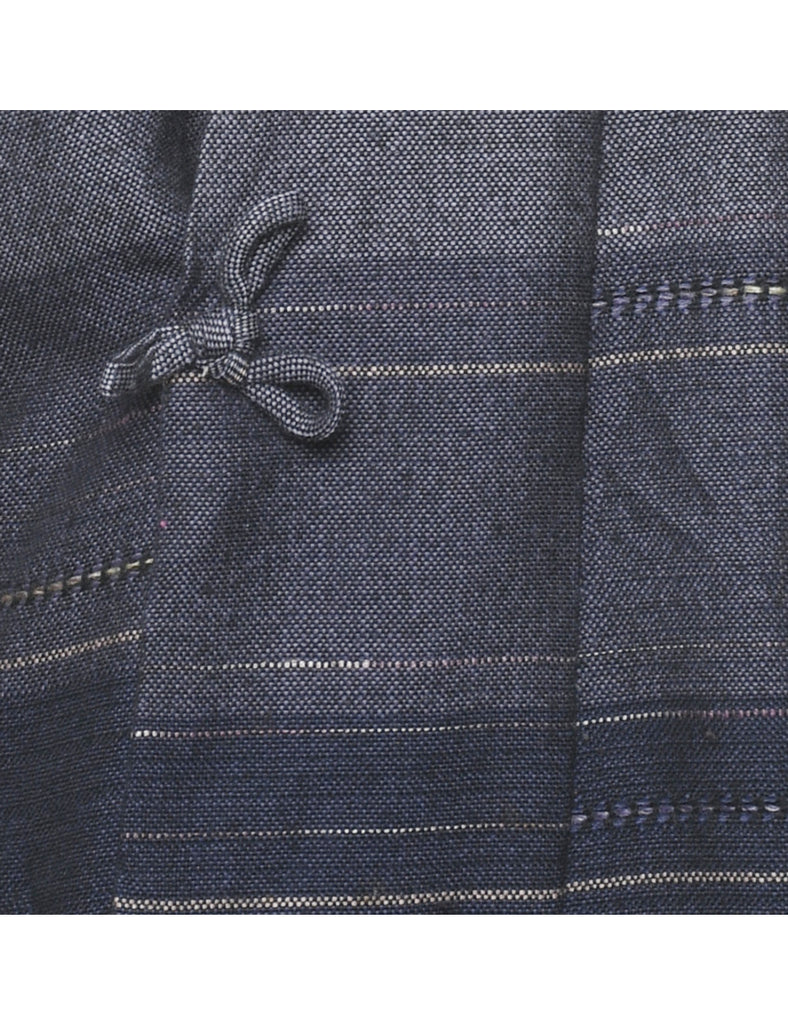 Striped Cropped Kimono - XL