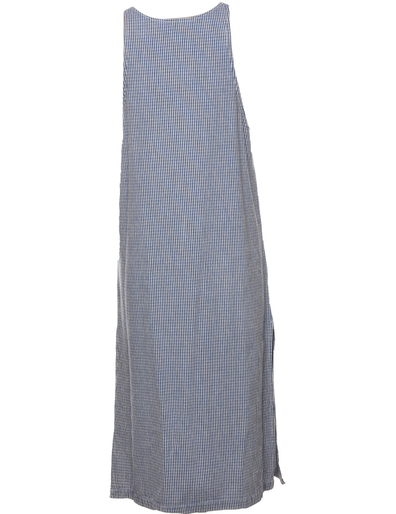 Striped Denim Dress - M