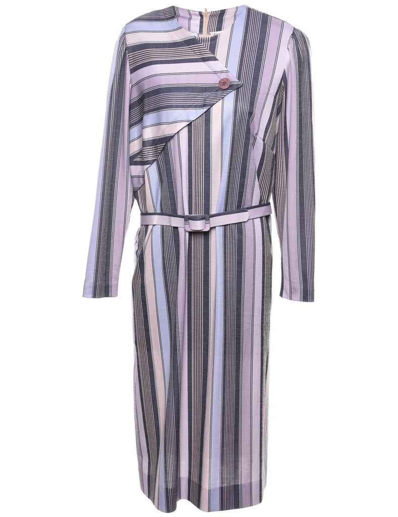 Striped Dress - M