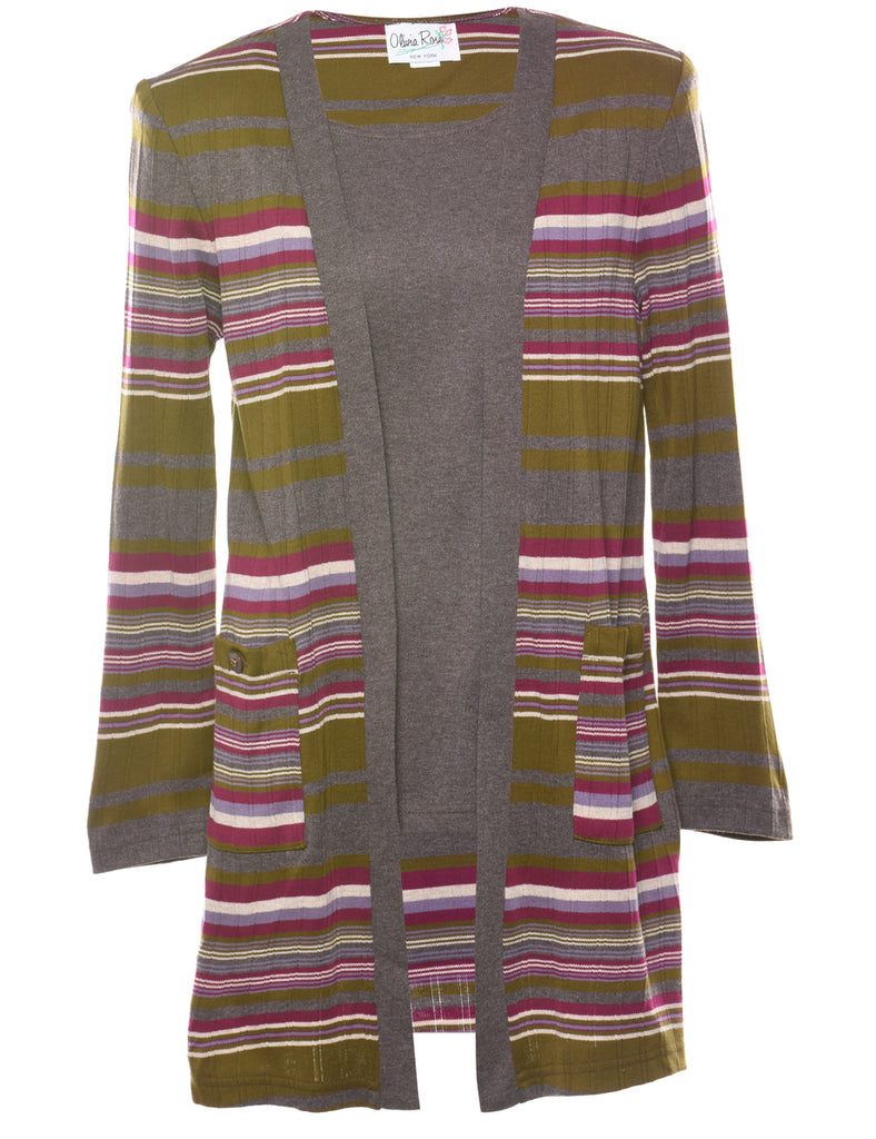 Striped Dress - M