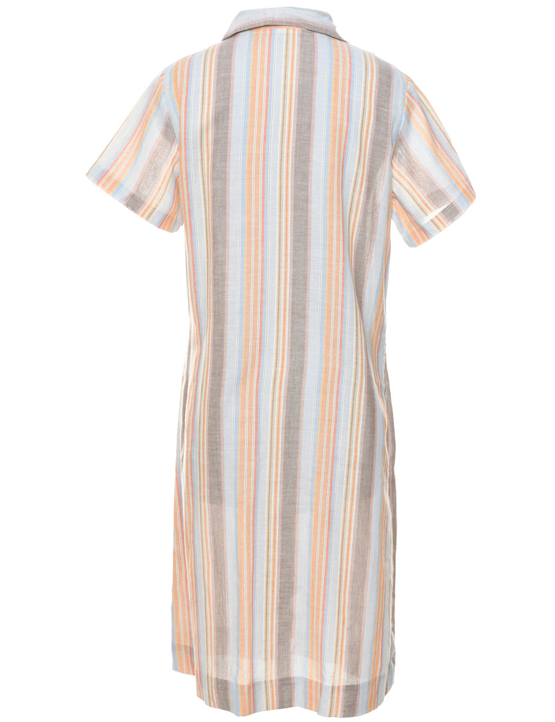 Striped Dress - L