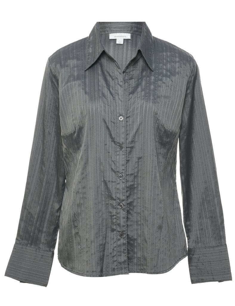 Striped Evening Blouse - L