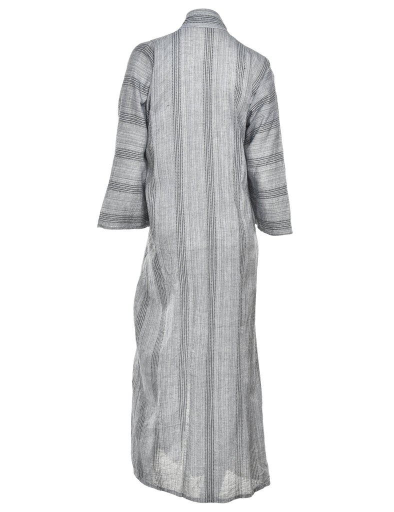 Striped Full Length Kimono - L