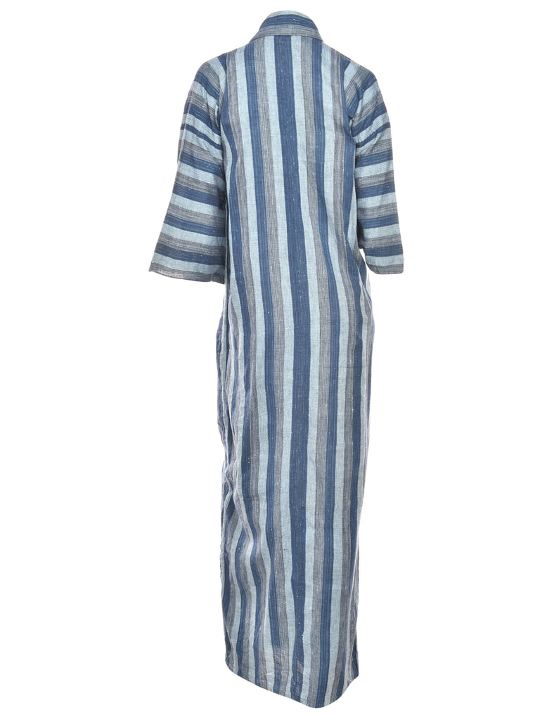Striped Full Length Kimono - L
