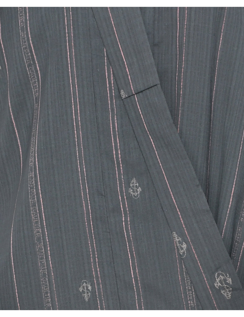 Striped Full Length Kimono - XL