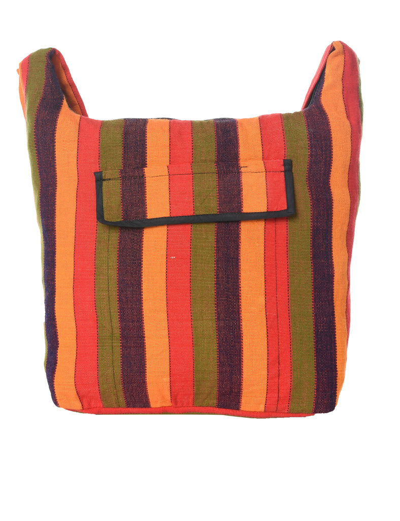 Striped Hobo Bag - M