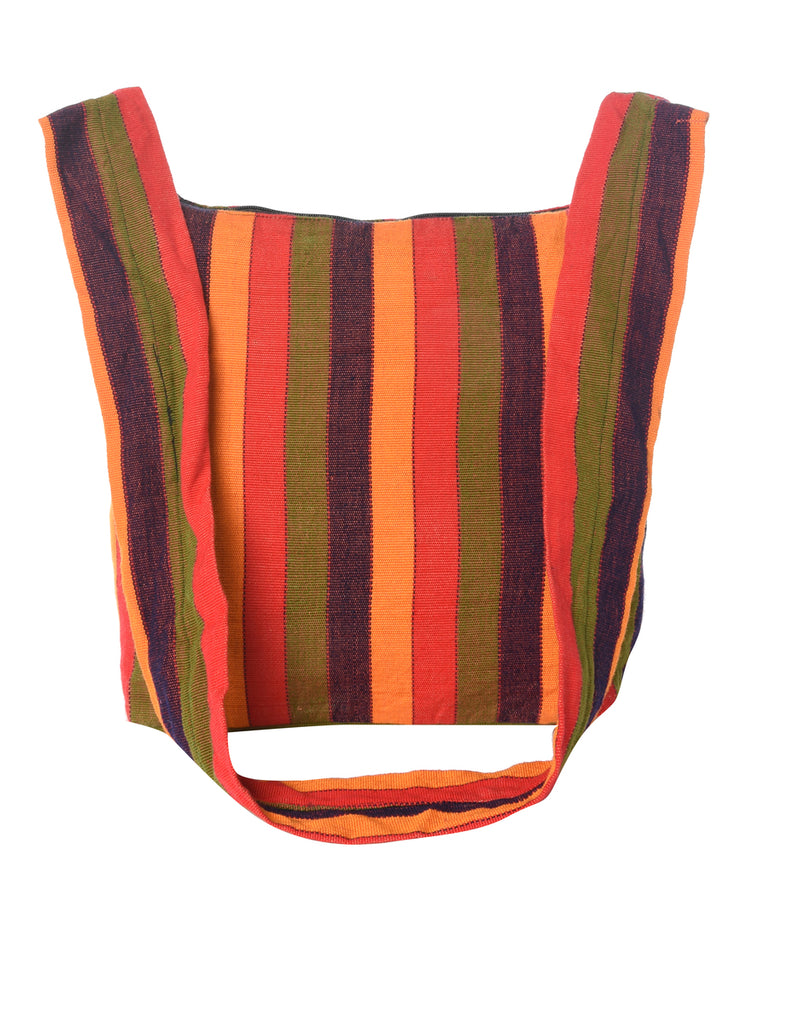 Striped Hobo Bag - M