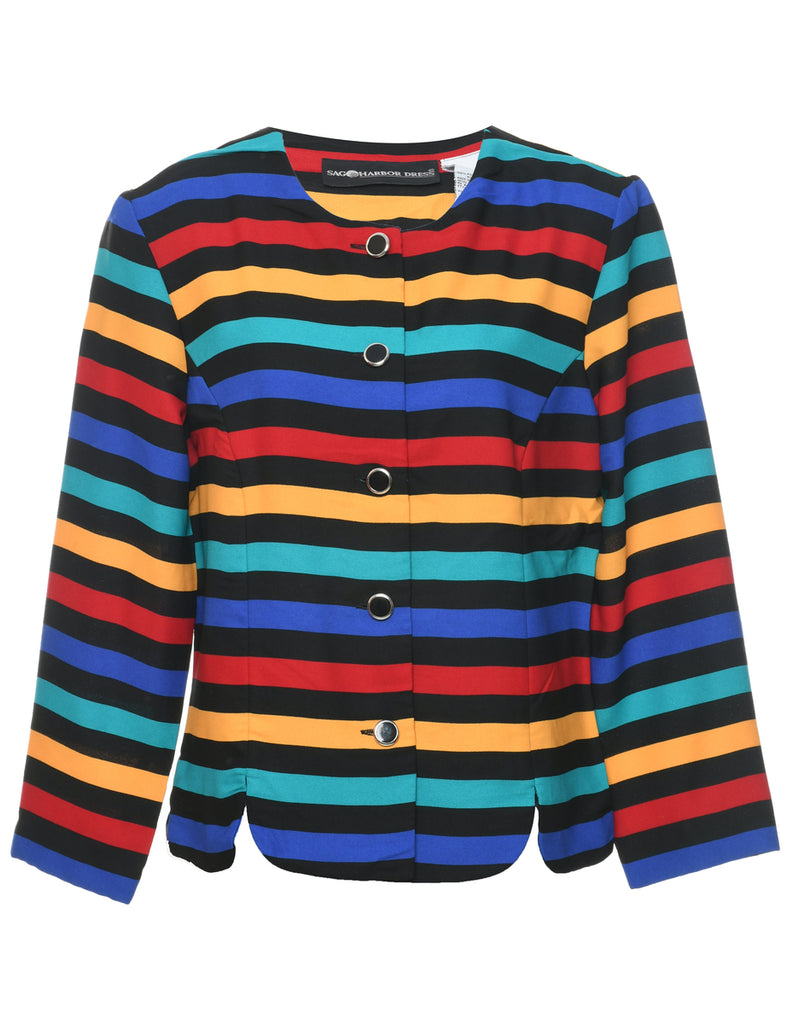 Striped Jacket - M