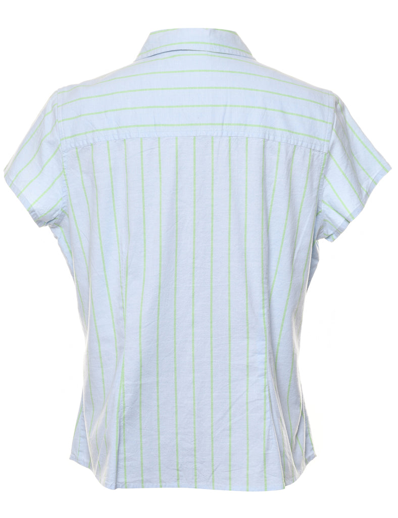 Striped Light Blue Shirt - L