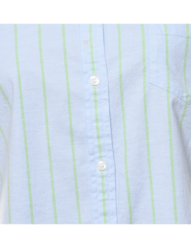 Striped Light Blue Shirt - L