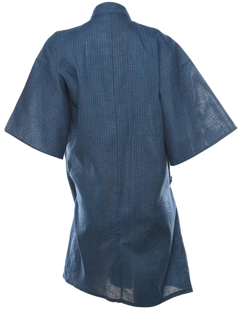 Striped Midi Length Kimono - L