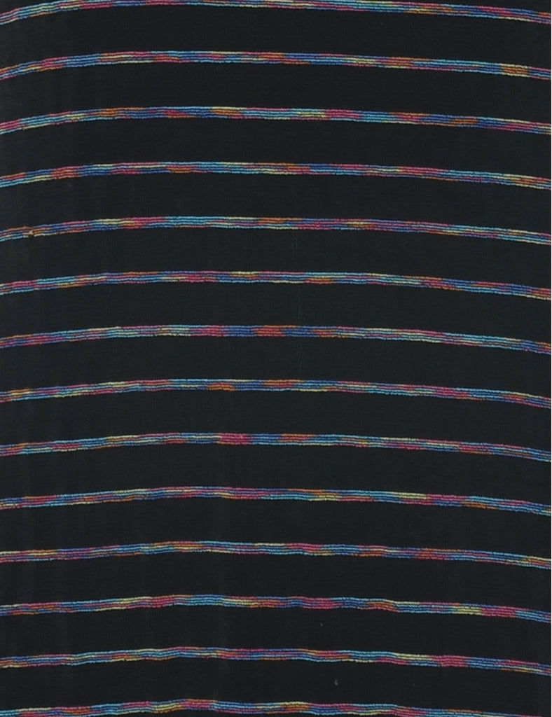 Striped Mini Dress - M